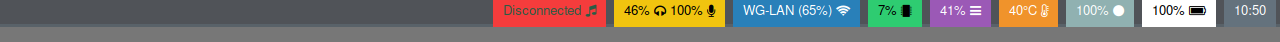 image of default waybar configuration